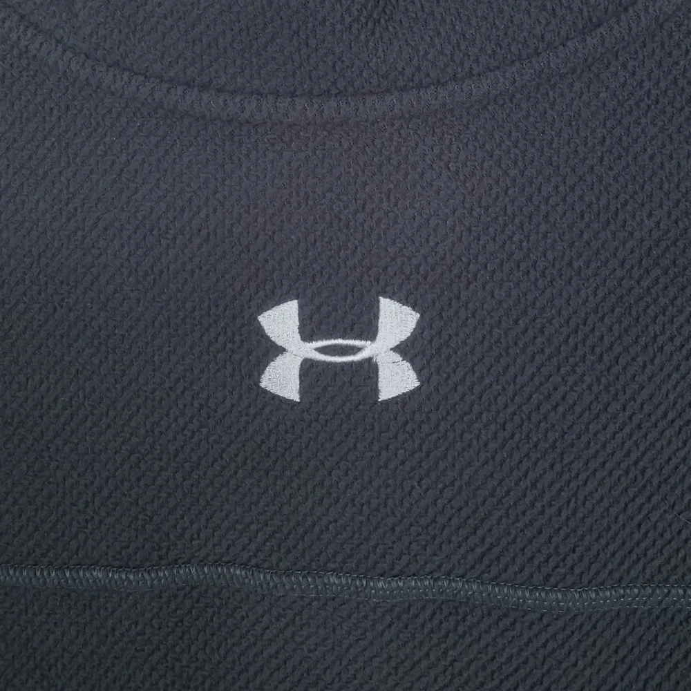 Under Armour Vest Mens XXL Grey ColdGear GOLF Full Zip Fleece